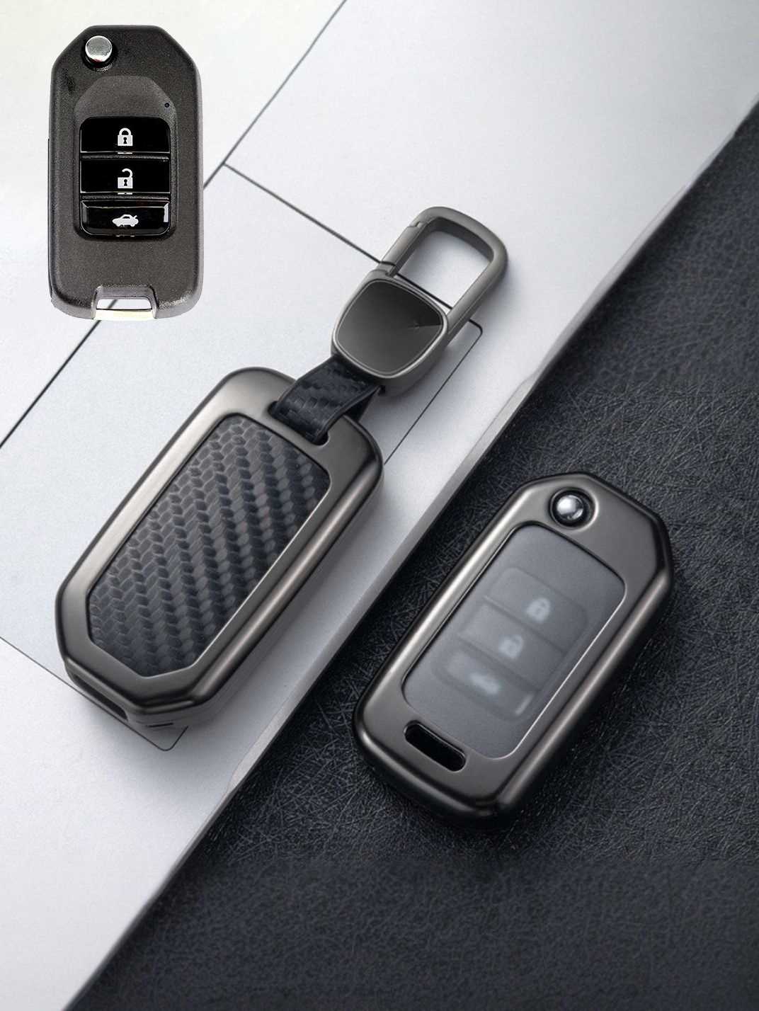 Visible Button Honda Key Protector Shell
