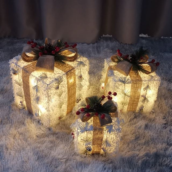 Martoffes™ Weihnachts-Leucht-Geschenkbox