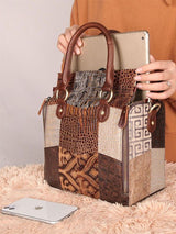 Martoffes™ Crossbody Leather Handbag with Organizing Compartments