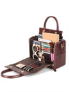 Martoffes™ Crossbody Leather Handbag with Organizing Compartments