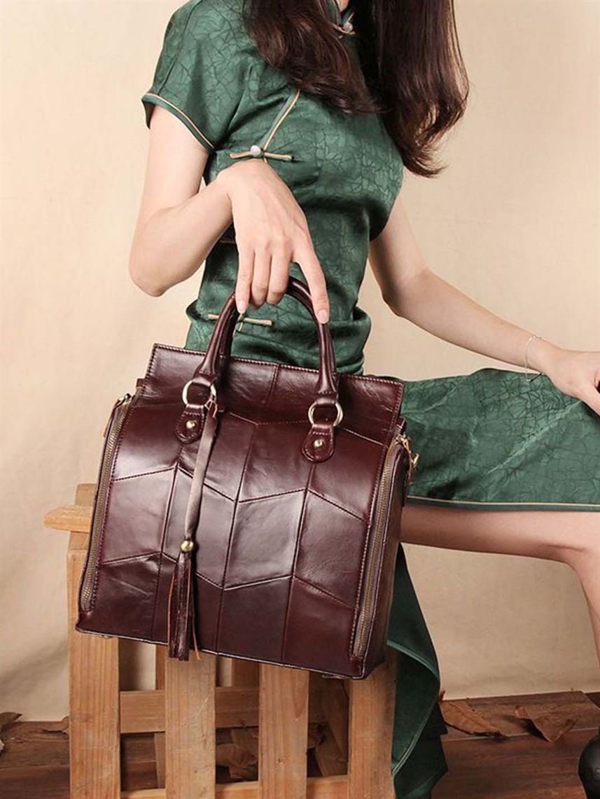 Martoffes™ Leather Crossbody Hand Bag With Built In Purse Organizer – Martoffes Store