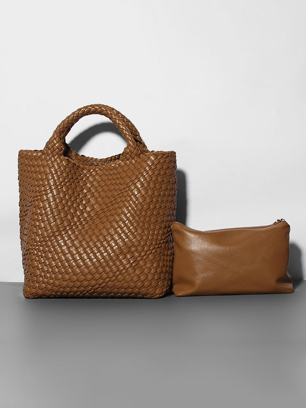 Soft Leather Hand-Woven Bag