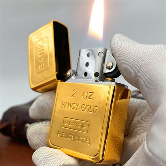 Martoffes™ Gold Brick Kerosinfeuerzeug