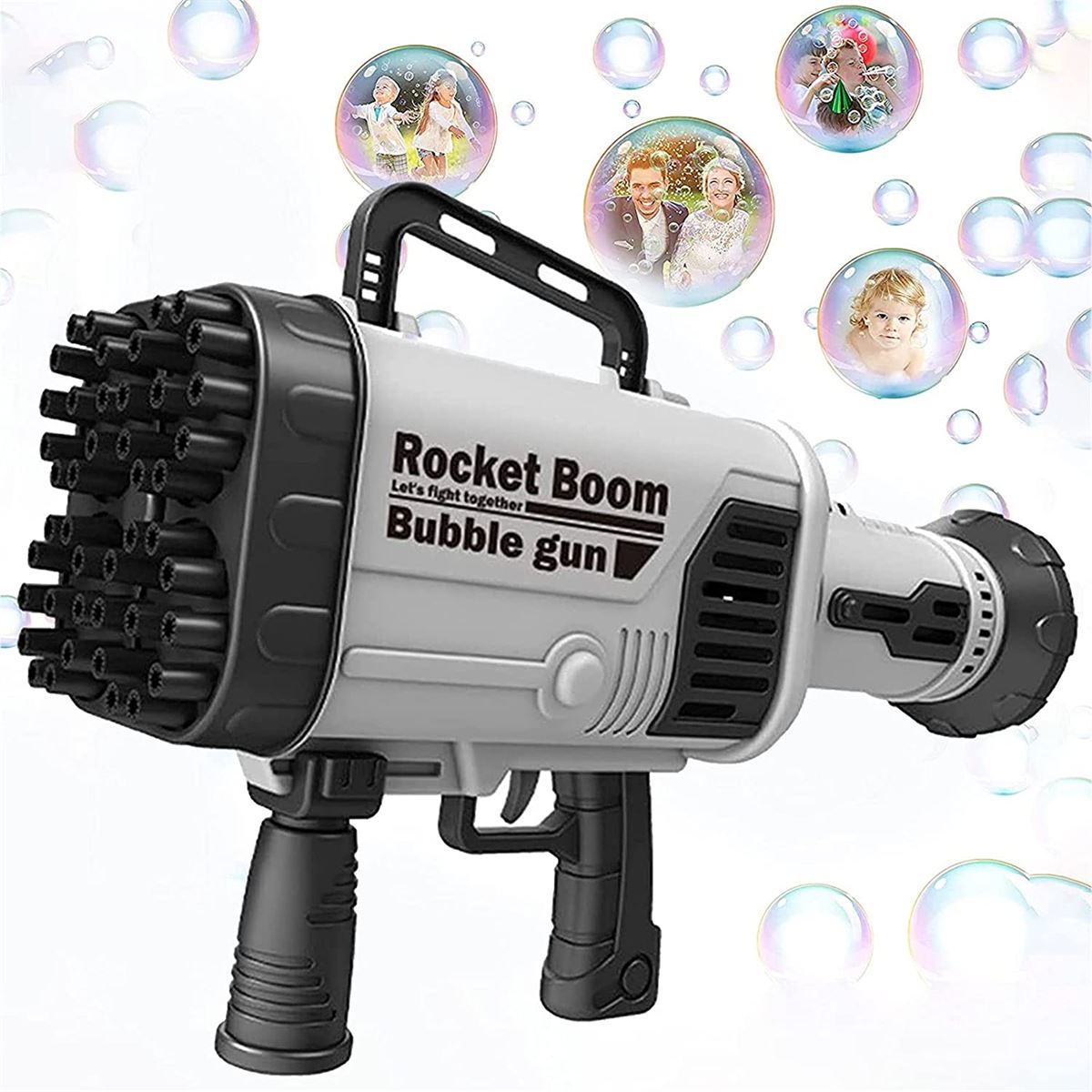 Dropship 40/132 Holes Funny Automatic Bubbles Maker Rocket Launcher Bubble  Gun Machine to Sell Online at a Lower Price