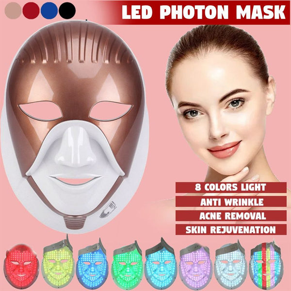Martoffes ™ Masque facial de thérapie faciale à 7 couleurs